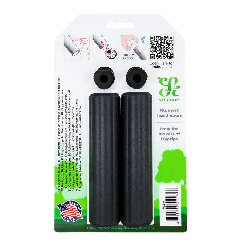 ESI Grips Plush Silicone Griffe, Black, One Size ESI Grips Plush Silicone Griffe, Black, One Size
