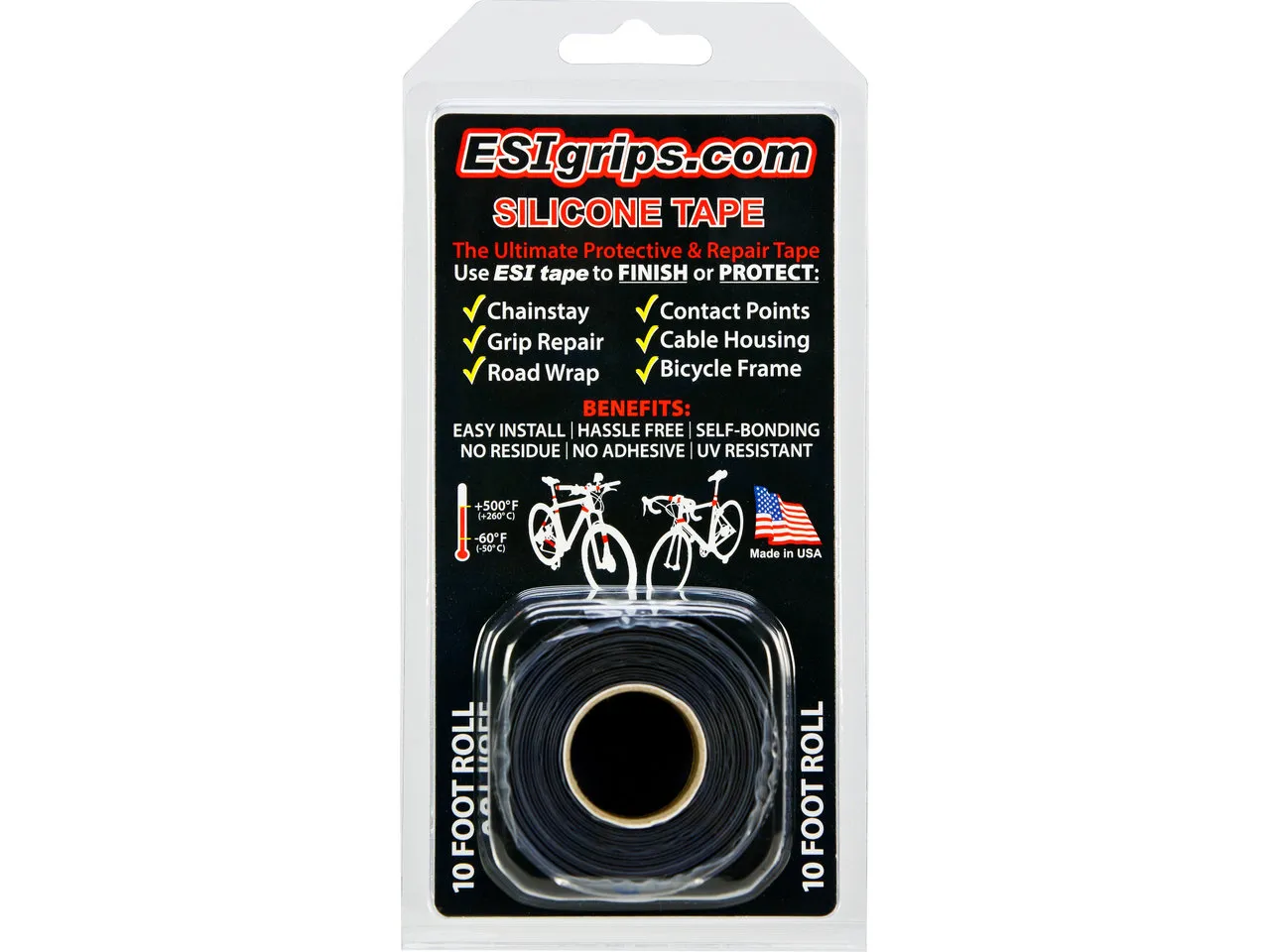 ESI Grips Silikon Tape, Black, 3m ESI Grips Silikon Tape, Black, 3m