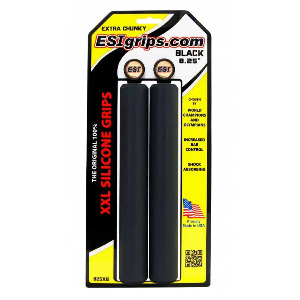 ESI Grips Xxl 8.25 Extra Chunky Griffe, Black, One Size ESI Grips Xxl 8.25 Extra Chunky Griffe, Black, One Size
