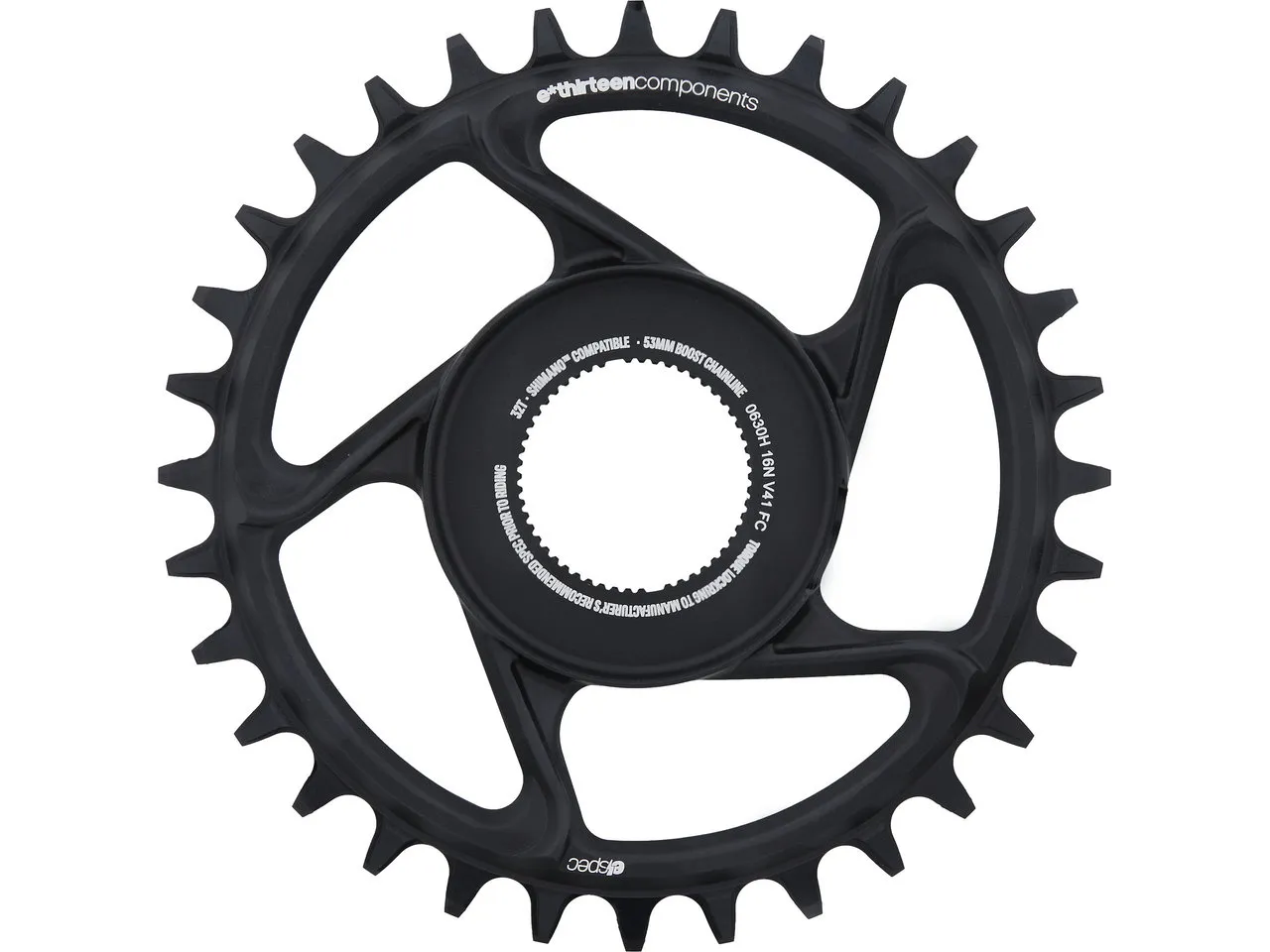 e*thirteen espec Boost Kettenblatt Direct Mount für Shimano EP8 / E8000, Black, 32t e*thirteen espec Boost Kettenblatt Direct Mount für Shimano EP8 / E8000, Black, 32t