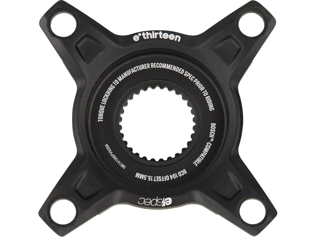 e*thirteen espec Direct Mount Spider 104 mm für Bosch Gen4, Schwarz, one_size e*thirteen espec Direct Mount Spider 104 mm für Bosch Gen4, Schwarz, one_size