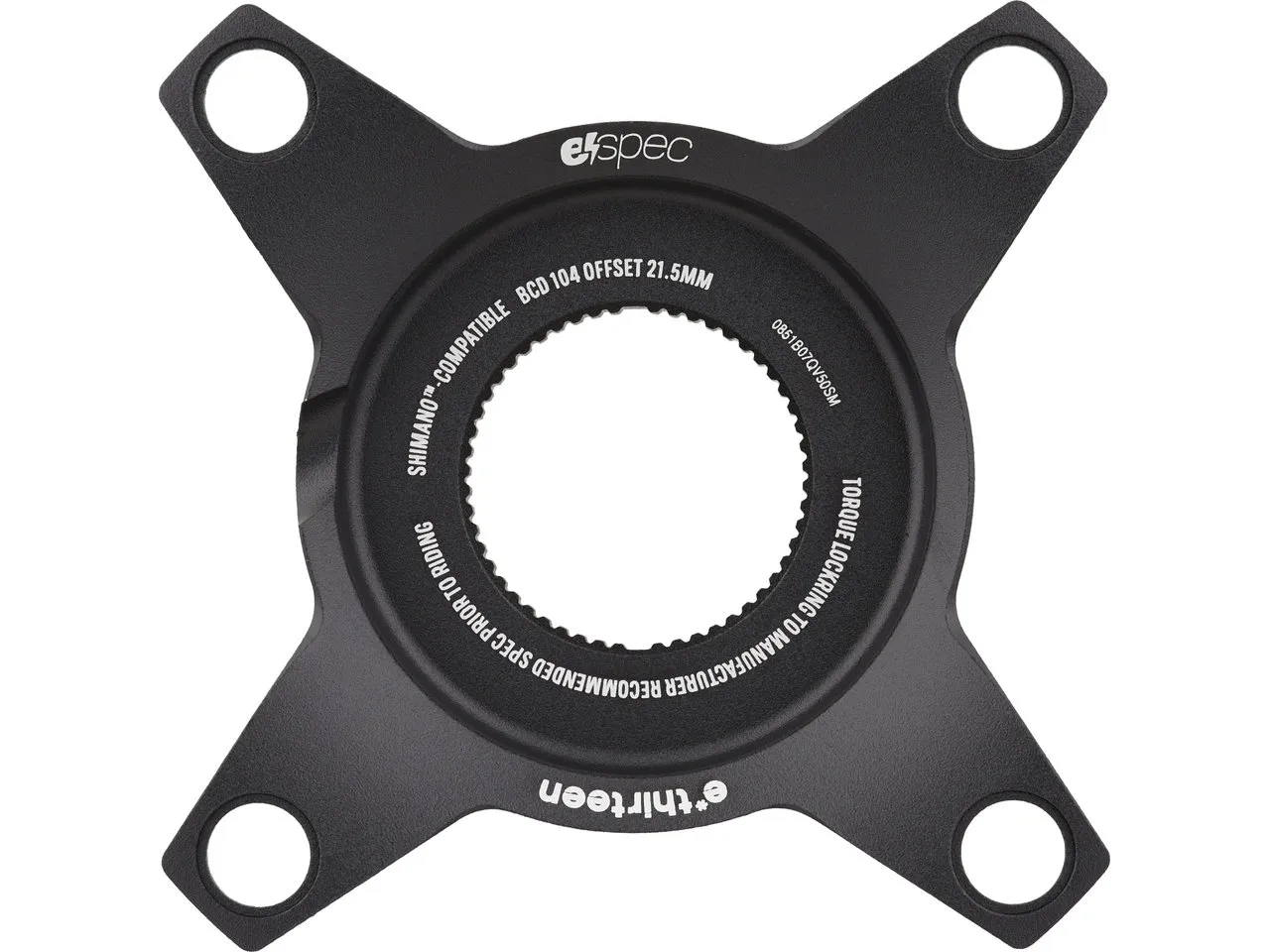 e*thirteen espec Direct Mount Spider 104 mm für Shimano EP8, Schwarz, one_size e*thirteen espec Direct Mount Spider 104 mm für Shimano EP8, Schwarz, one_size