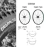 e*thirteen Grappler Race Carbon E-spec 29´´ Vorderrad, Black, 15 x 110mm