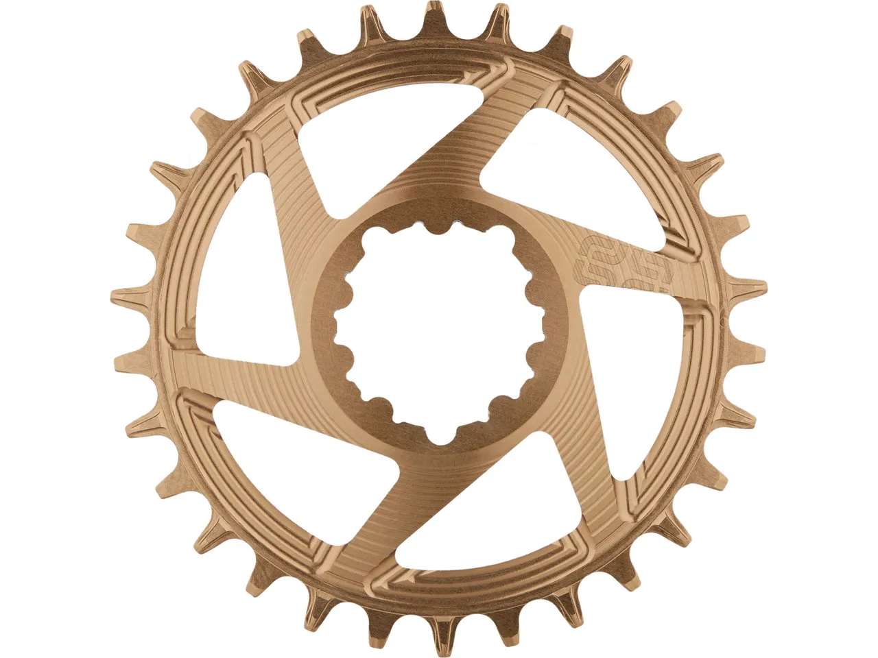 e*thirteen Helix R Guidering Direct Mount Kettenblatt für SRAM, Bronze, 28t e*thirteen Helix R Guidering Direct Mount Kettenblatt für SRAM, Bronze, 28t