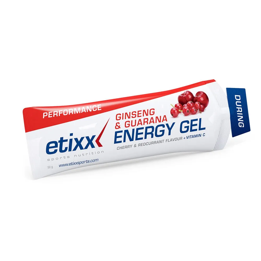 Etixx Ginseng&guarana Schachtel Mit Energiegelen Kirsche Und Rote Johannisbeere 50g 12 Einheiten, Multicolor, One Size Etixx Ginseng&guarana Schachtel Mit Energiegelen Kirsche Und Rote Johannisbeere 50g 12 Einheiten, Multicolor, One Size