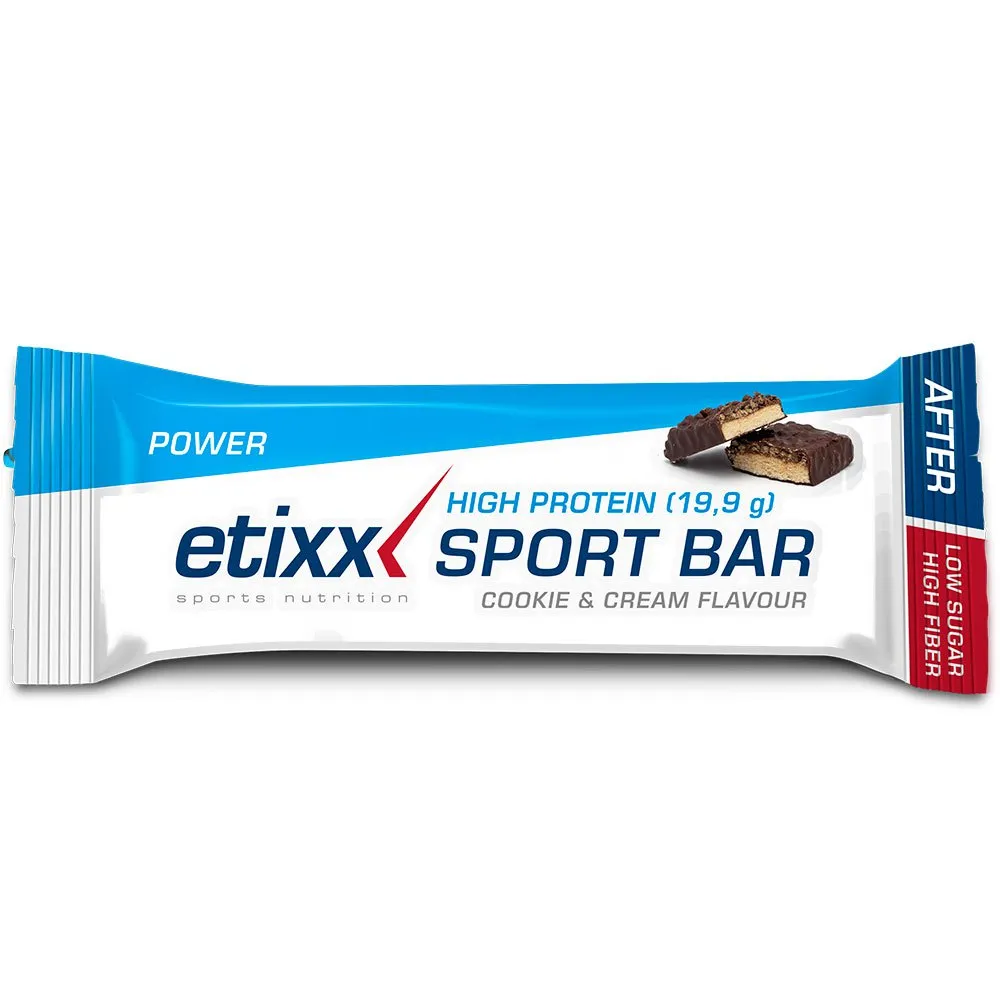 Etixx High Proteinriegelbox Cookies&cream 55g 12 Einheiten, Blue, One Size Etixx High Proteinriegelbox Cookies&cream 55g 12 Einheiten, Blue, One Size