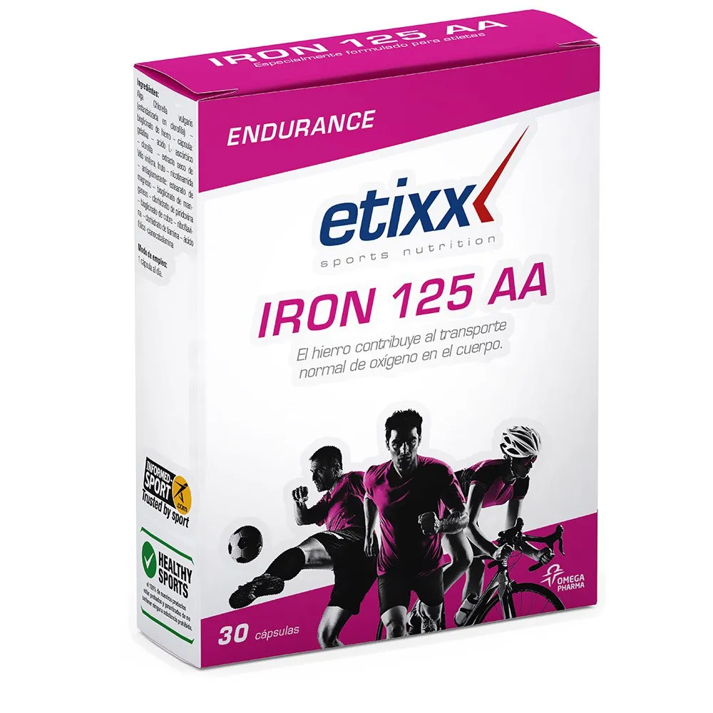 Etixx Iron 125 Aa Tablettenbox Neutraler Geschmack 30 Einheiten, One size Etixx Iron 125 Aa Tablettenbox Neutraler Geschmack 30 Einheiten, One size