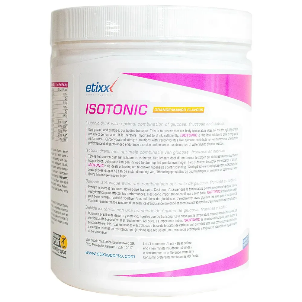 Etixx Isotonisches Pulvergetränk Orange Und Mango 1000g, Multicolor, One Size Etixx Isotonisches Pulvergetränk Orange Und Mango 1000g, Multicolor, One Size