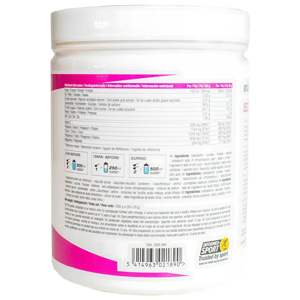 Etixx Isotonisches Pulvergetränk Orange Und Mango 1000g, Multicolor, One Size Etixx Isotonisches Pulvergetränk Orange Und Mango 1000g, Multicolor, One Size