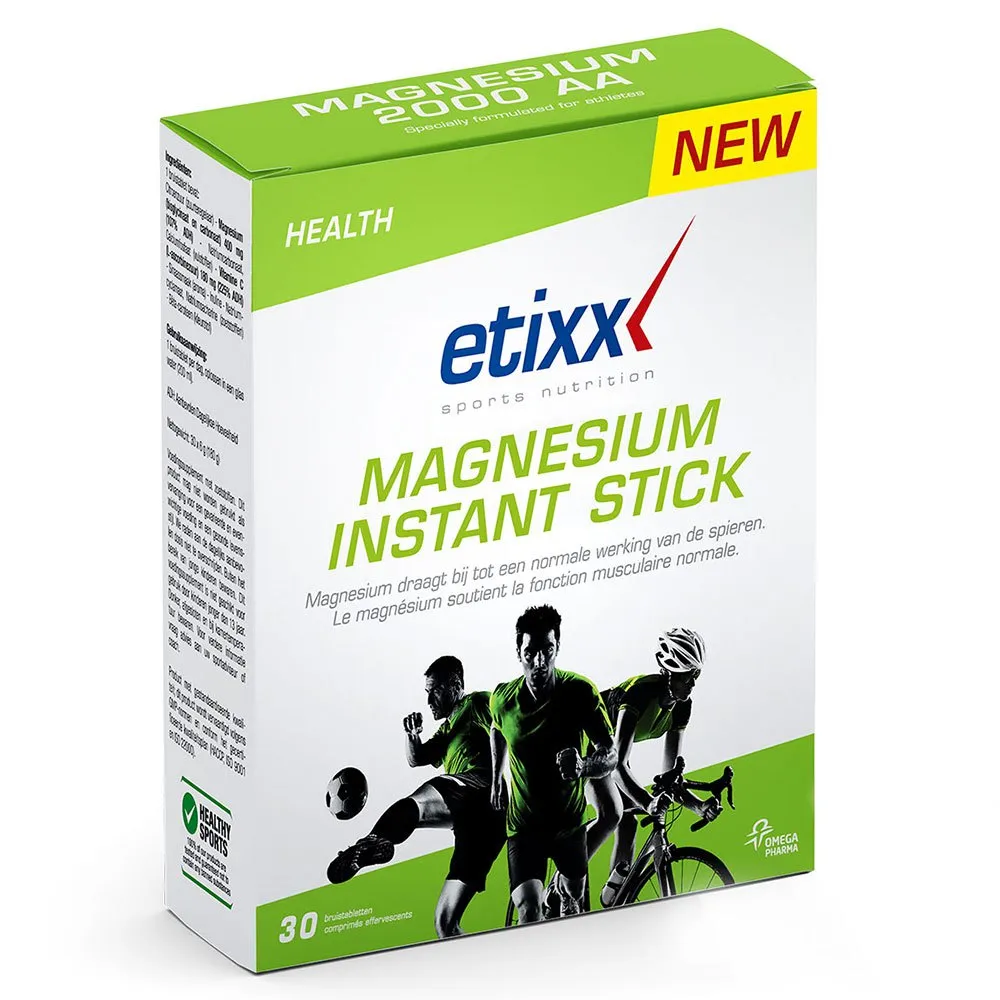 Etixx Magnesium Instant Tablettenbox Neutraler Geschmack 30 Einheiten, One size