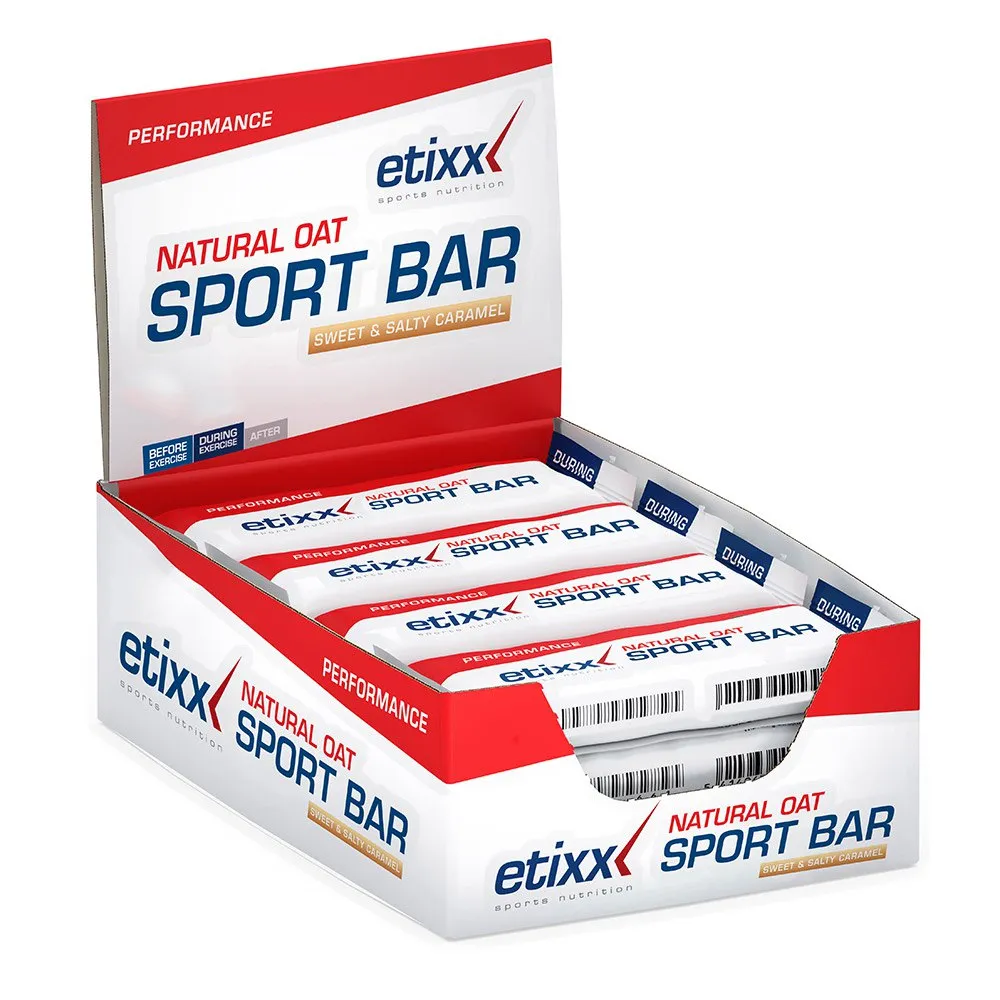 Etixx Natural Oat Energie-riegel-box Süß-salziges Karamell 12 Einheiten, Multicolor, One Size Etixx Natural Oat Energie-riegel-box Süß-salziges Karamell 12 Einheiten, Multicolor, One Size