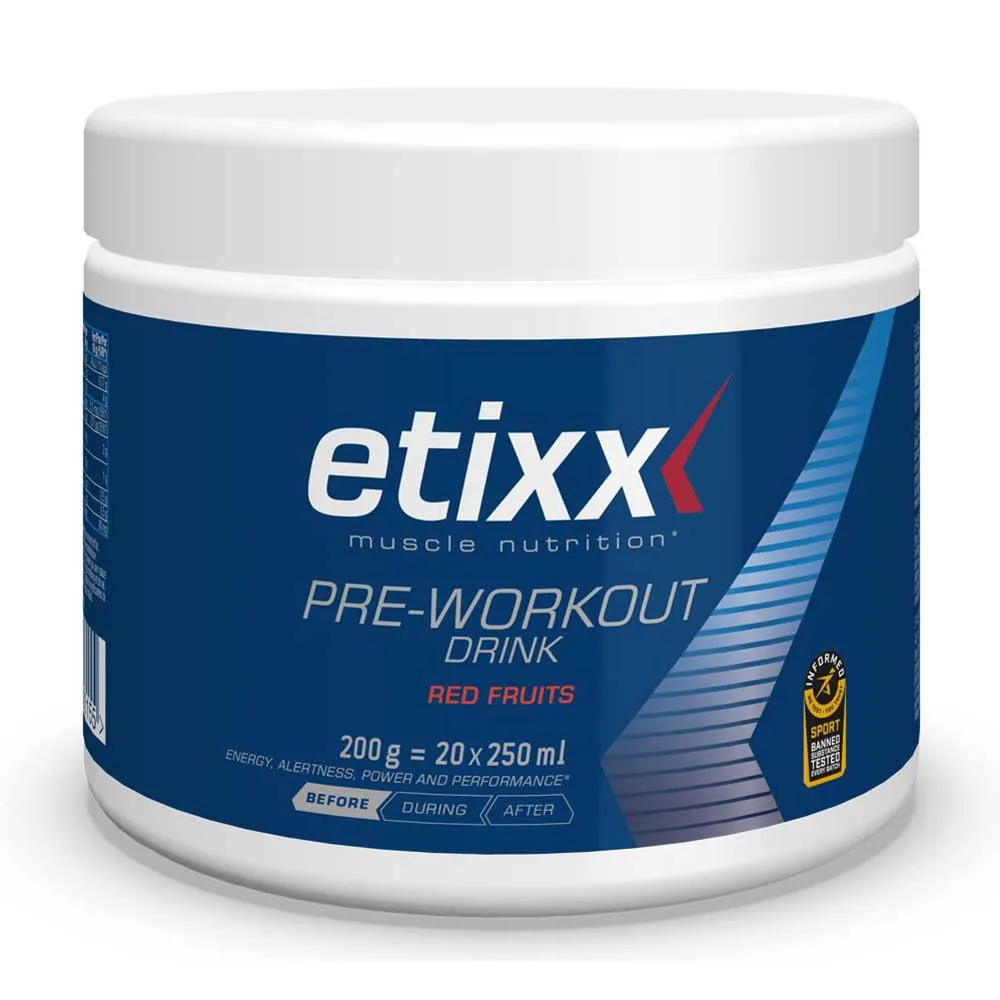 Etixx Pre-workout 200g Pulver, Multicolor, One Size Etixx Pre-workout 200g Pulver, Multicolor, One Size