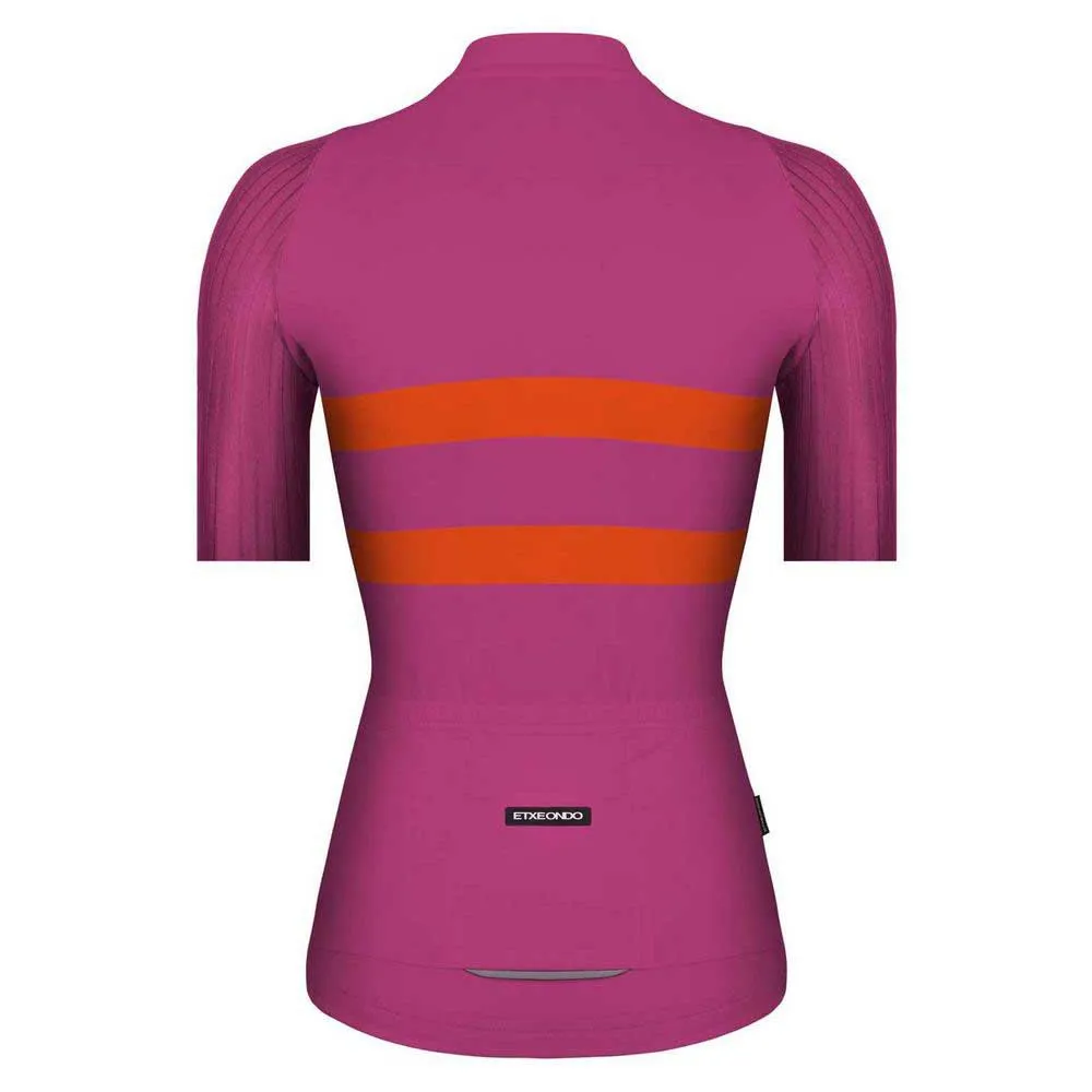 Etxeondo Garaia Essentials Kurzarm-radtrikot, Raspberry red / orange Etxeondo Garaia Essentials Kurzarm-radtrikot, Raspberry red / orange
