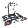 Eufab Fahrradträger auf neigbarer Anhängerkupplung 4 Velos Amber Unisex, schwarz, 1020 x 830 x 720mm