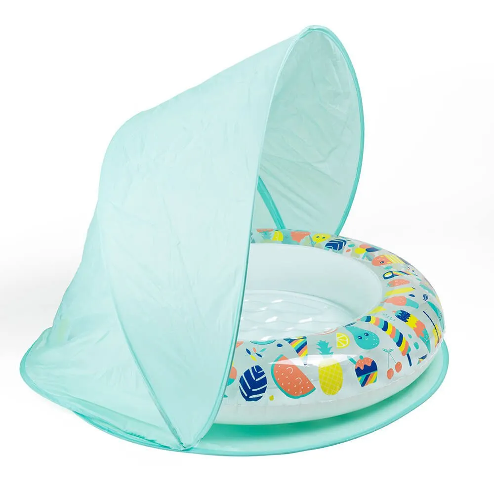 Eurekakids Aufblasbarer Babypool Mit Sonnenschirm-hallo Sommer, Multicolor, One Size Eurekakids Aufblasbarer Babypool Mit Sonnenschirm-hallo Sommer, Multicolor, One Size