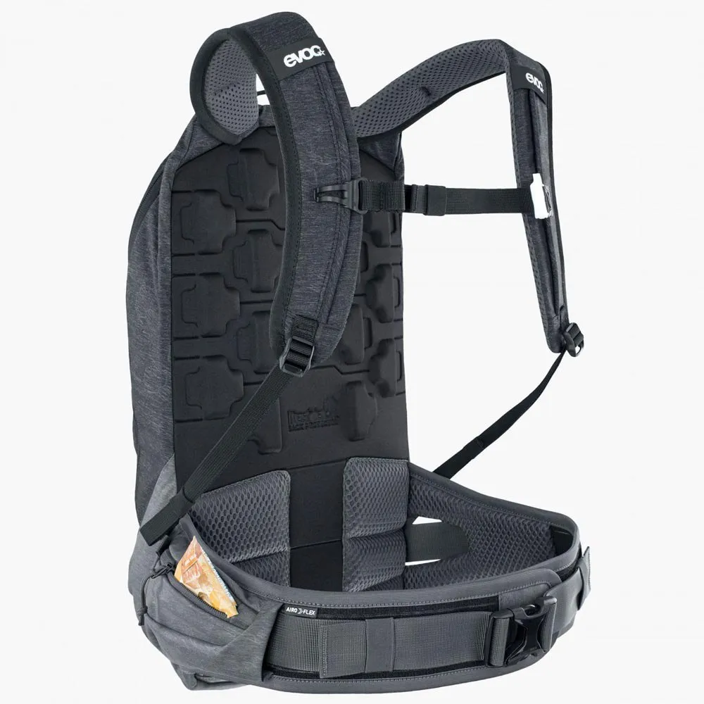 EVOC Trail Pro Rucksack 10l, Black / grey, S/M