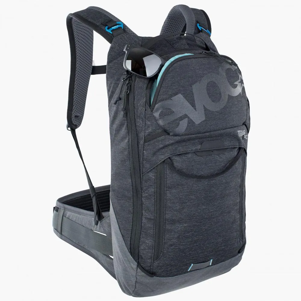 EVOC Trail Pro Rucksack 10l, Black / grey, S/M