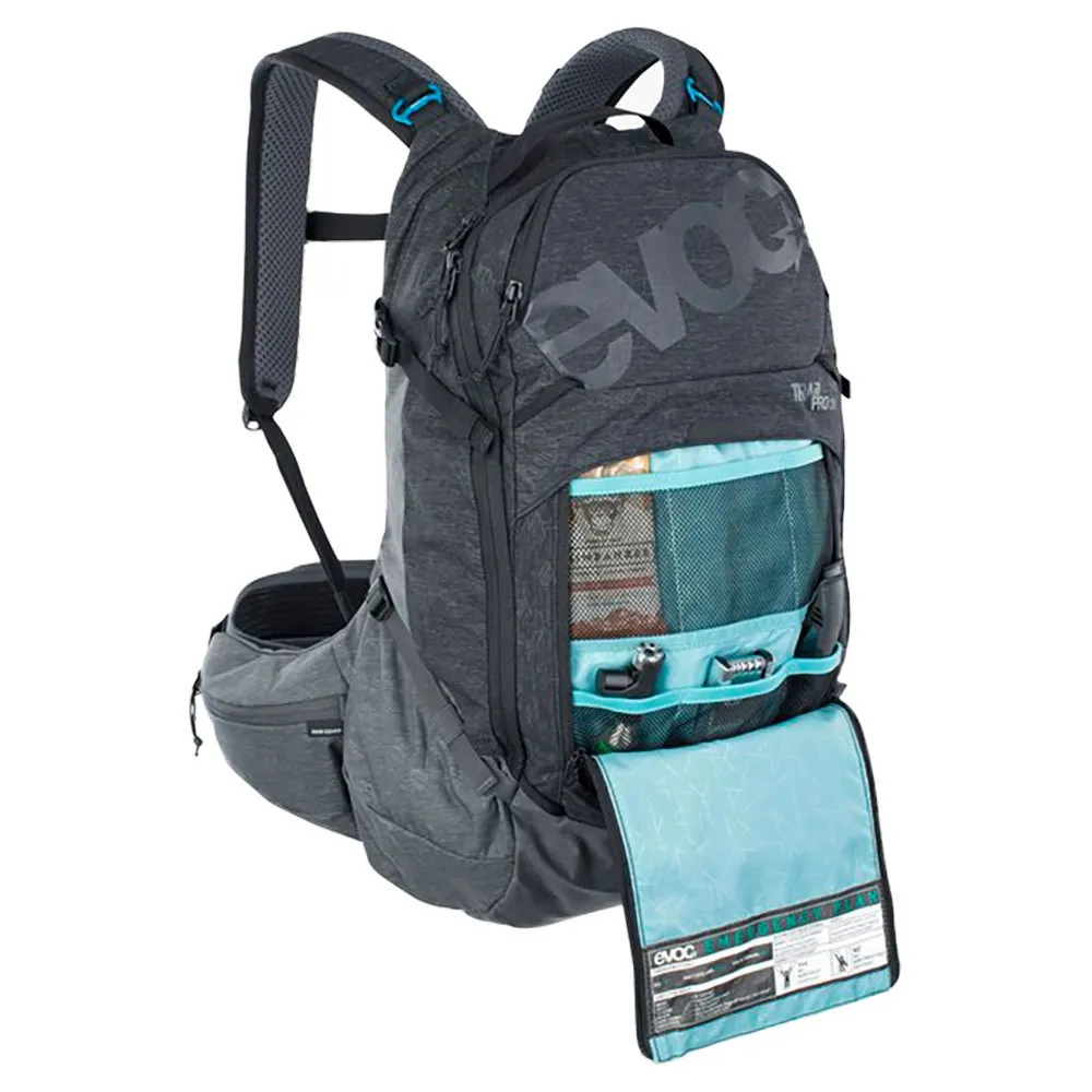 EVOC Trail Pro Rucksack 26l, Noir / gris, S/M EVOC Trail Pro Rucksack 26l, Noir / gris, S/M