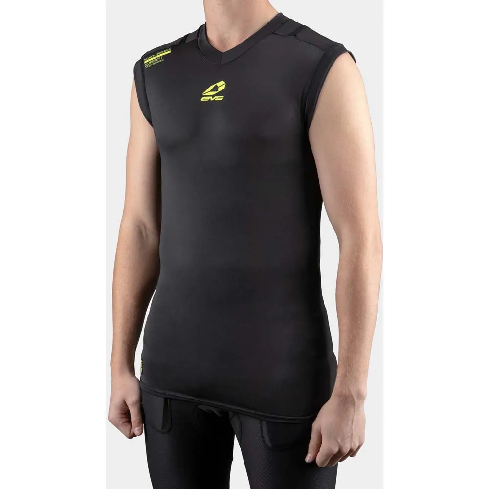 Evs Sports Tug Compression Ärmelloses Baselayer, Black, 12-14Y
