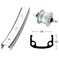 Exal Aluminium Wheel Dynamo Shimano Dh3n31 Vorderrad Exal Aluminium Wheel Dynamo Shimano Dh3n31 Vorderrad