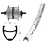 Exal Rodi Airline 1 Dynamo Shimano Dh3000 Vorderrad, White / silver, 9 x 100mm
