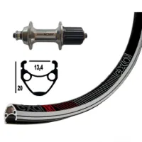 Exal Winora Xr-1 Sh 105 Qr Rennrad-hinterrad
