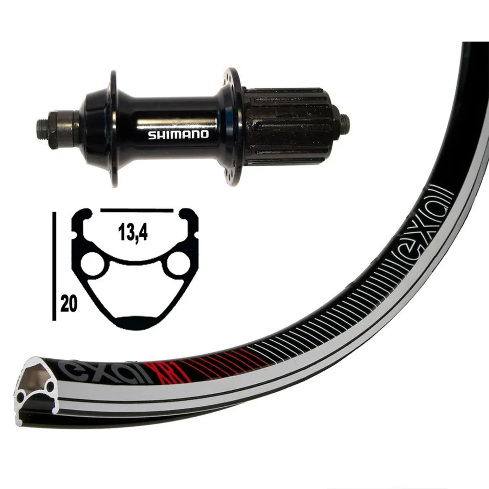 Exal Winora Xr-1 Sh Tiagra Qr Rennrad-hinterrad