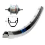 Exal Winora Zx 19 Contr. Sh. Sg-8r31 Rennrad-hinterrad, Silver, 8 x 135mm, Shimano/Sram HG