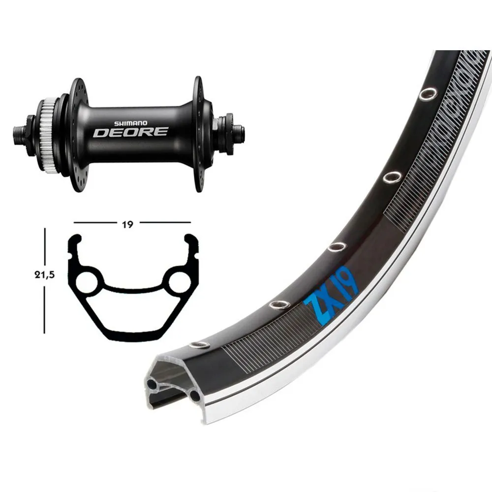 Exal Winora Zx 19 Disc Cl Deore 6000 Mtb Vorderrad, Silver, 8.5 x 100mm, Shimano/Sram HG Exal Winora Zx 19 Disc Cl Deore 6000 Mtb Vorderrad, Silver, 8.5 x 100mm, Shimano/Sram HG