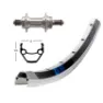 Exal Winora Zx 19 Qr Mtb Hinterrad, Silver, 8.5 x 100mm, Shimano/Sram HG