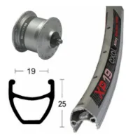 Exal Xp19 Qr Dynamo Shimano Nx32 Vorderrad Exal Xp19 Qr Dynamo Shimano Nx32 Vorderrad
