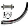 Exal Xr-1 Tiagra V-brake Qr Rennrad-vorderrad, Black / grey, 9 x 100mm