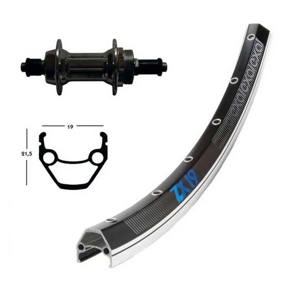 Exal Zx 19 28´´ Qr V-brake Hinterrad Exal Zx 19 28´´ Qr V-brake Hinterrad