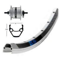 Exal Zx19 Dynamo Shimano Dh3n31 Vorderrad Exal Zx19 Dynamo Shimano Dh3n31 Vorderrad