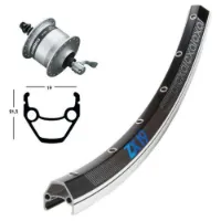 Exal Zx19 Qr Dynamo Shimano Dh3n30 26´´ Vorderrad Exal Zx19 Qr Dynamo Shimano Dh3n30 26´´ Vorderrad