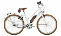Excelsior Vintage E Deluxe 7-Gang perlmut white 28" 500 Wh Trapez