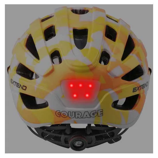 Extend Courage Mtb-helm, Camo orange