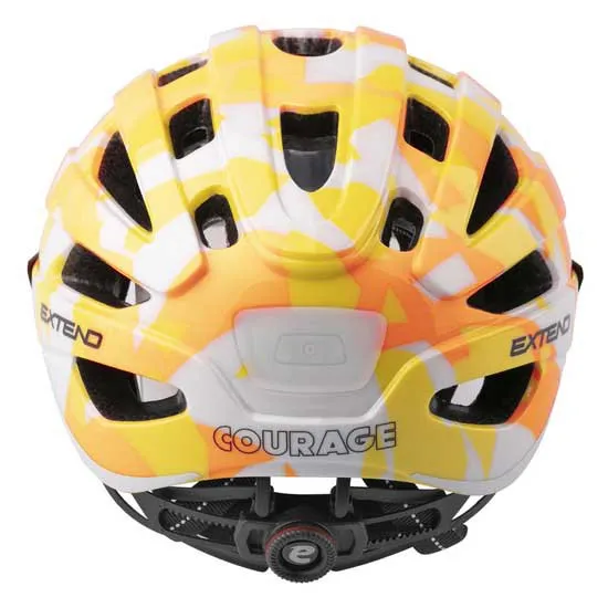 Extend Courage Mtb-helm, Camo orange