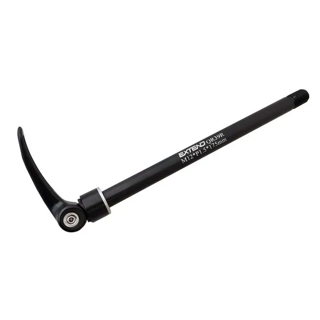 Extend Qr39r Hintere Steckachse, Black, 12 x 175mm Extend Qr39r Hintere Steckachse, Black, 12 x 175mm