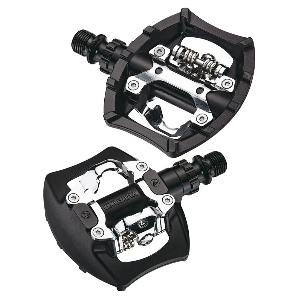 Exustar E-pm811 Pedale, Black / silver, One Size Exustar E-pm811 Pedale, Black / silver, One Size