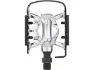 Exustar E-PM818 Klick-/Plattformpedale, Grau/schwarz, one_size