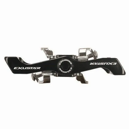 Exustar E-pm820 Pedale, Black / silver, One Size Exustar E-pm820 Pedale, Black / silver, One Size