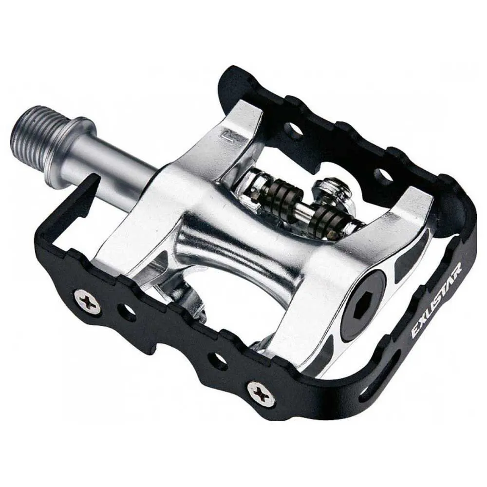 Exustar Pm812 Pedale, Black / silver, One Size Exustar Pm812 Pedale, Black / silver, One Size
