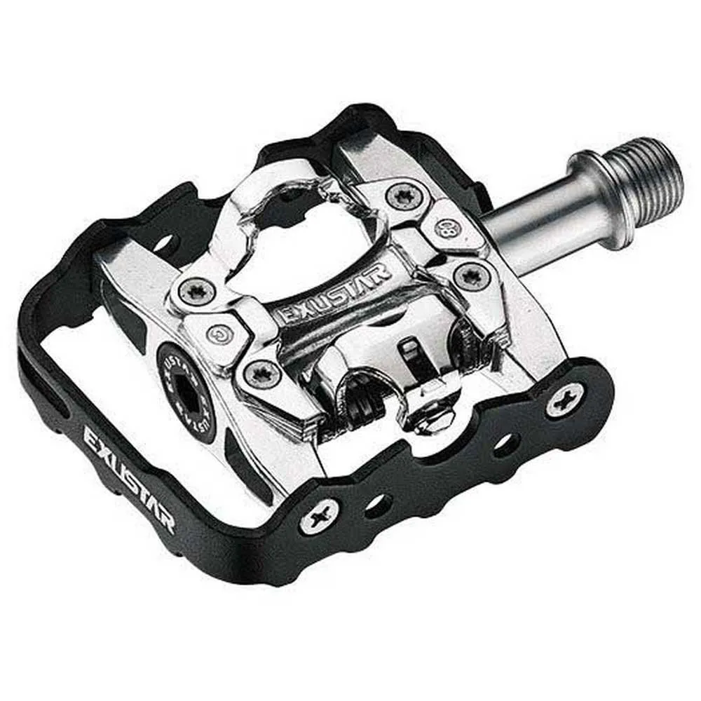 Exustar Pm812 Pedale, Black / silver, One Size Exustar Pm812 Pedale, Black / silver, One Size