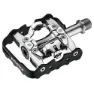 Exustar Pm812 Pedale, Black / silver, One Size