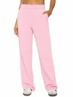 FABLETICS Damen Fitnesshose Year Round Terry Wide Leg