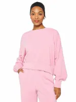 FABLETICS Damen Fitnesssweater Year Round Terry Crew