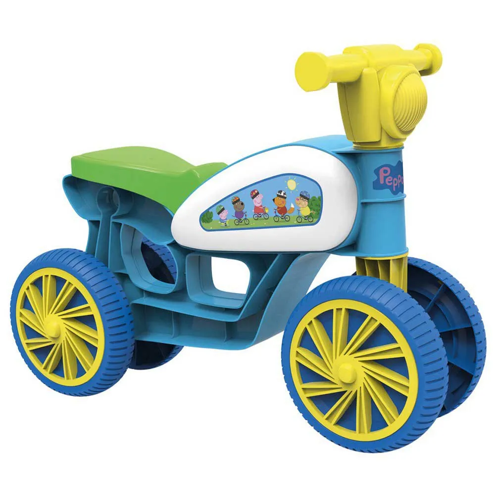 Fabric Peppa Pig Ride-on Mini Laufrad, Blue / yellow, One Size Fabric Peppa Pig Ride-on Mini Laufrad, Blue / yellow, One Size