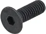 Factor Flachkopfschraube M4 x 12 mm für O2 / OSTRO / Hanzo, Schwarz, one_size