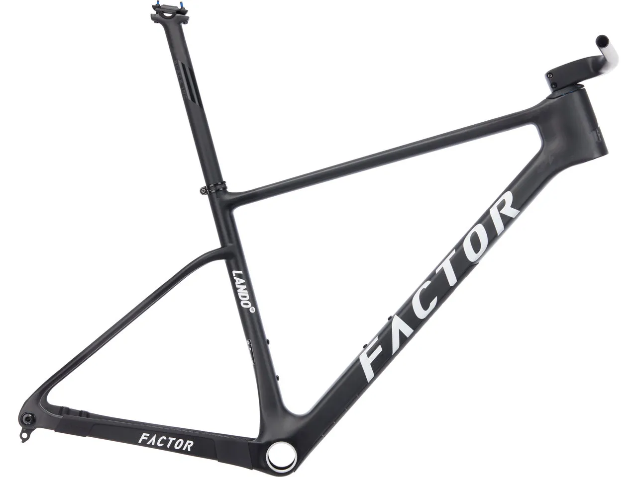 Factor Lando HT 29" Carbon Hardtail Rahmen, Schwarz, XS Factor Lando HT 29" Carbon Hardtail Rahmen, Schwarz, XS